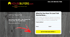 Desktop Screenshot of housebuyers.com